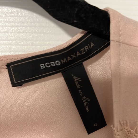 Blush pink BCBGMAXAZRIA romper/jumpsuit SIZE 0 - Picture 10 of 10